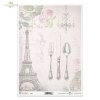 Paryż, wieża Eiffla, kwiaty, Vintage, sztućce, nóż, widelec, łyżka, łyżeczka, pałac, retro, żyrandol, bon appetit, R710, Paris, Eiffel Tower, flowers, Vintage, cutlery, knife, fork, spoon, spoonful, palace, chandelier, Paris, Eiffelturm, Blumen, Besteck, 